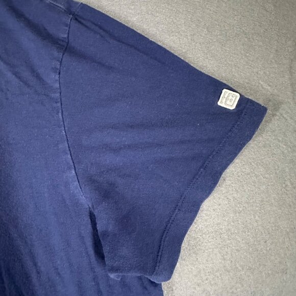 Atlanta Braves Tailgate Mens XL Blue Graphic Short Sleeve Crew Neck Tee T-shirt - Picture 6 of 8